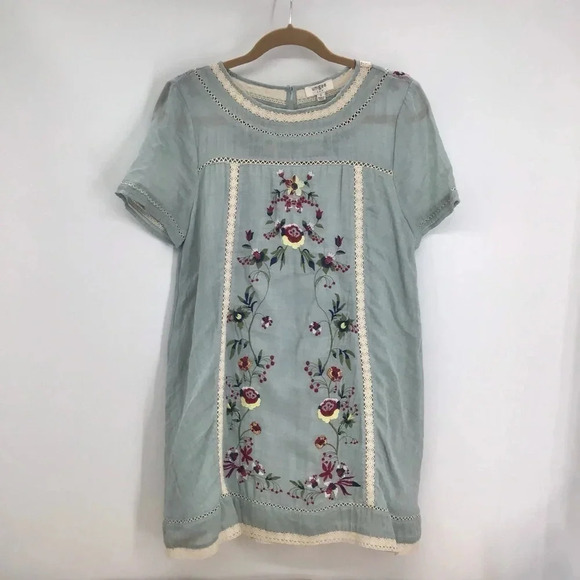 Umgee Boho Embroidered Delicate Dress - Picture 2 of 9
